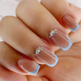 24pcs/Set Press On Nails DZ129